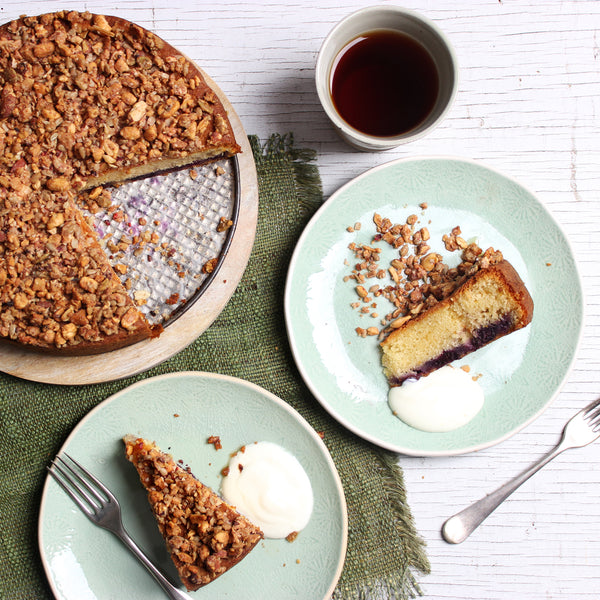 Lemon & Blueberry Crumble Cake Recipe | EasiYo Foodservice UK