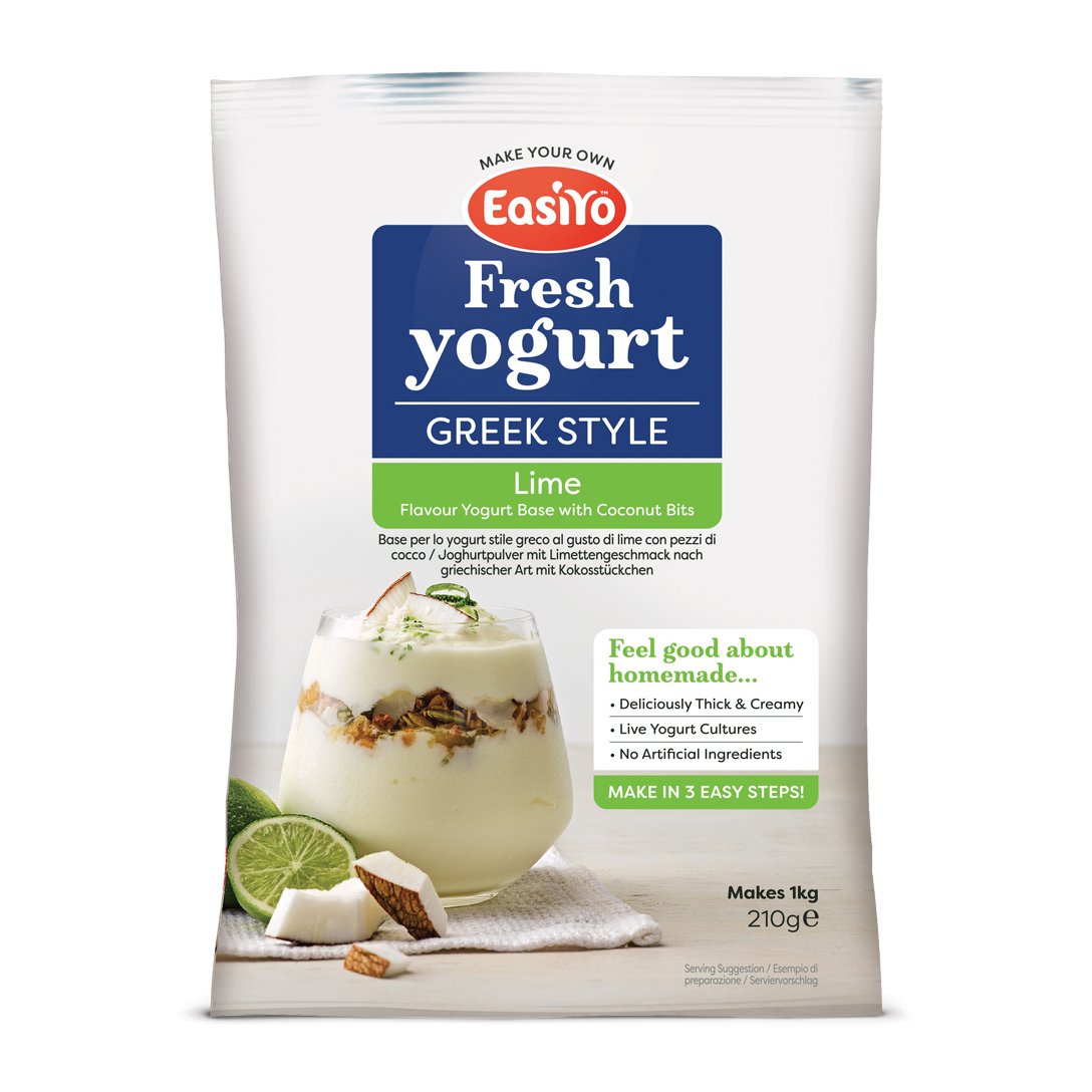 Greek Style Lime with Coconut Bits
