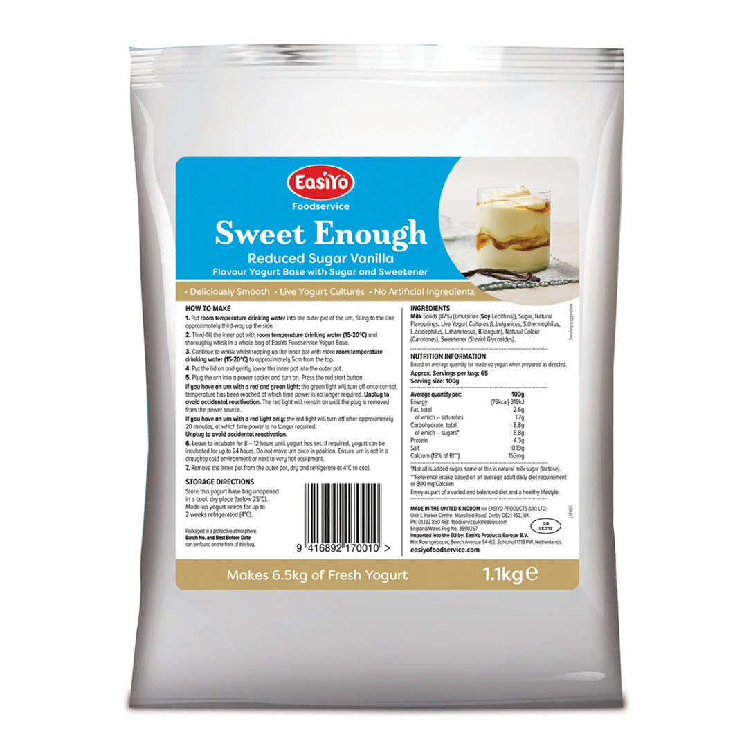 Sweet Enough Vanilla (makes 6.5kg)